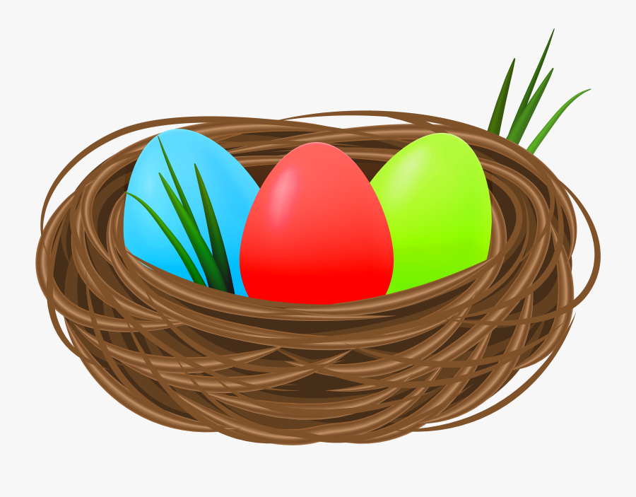 Transparent Egg Clip Art - Transparent Background Nest Clipart, Transparent Clipart