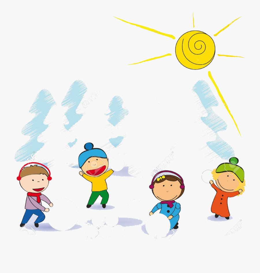 Winter Free Clip Art For Kids December Clipart Net - Schnee Clipart, Transparent Clipart