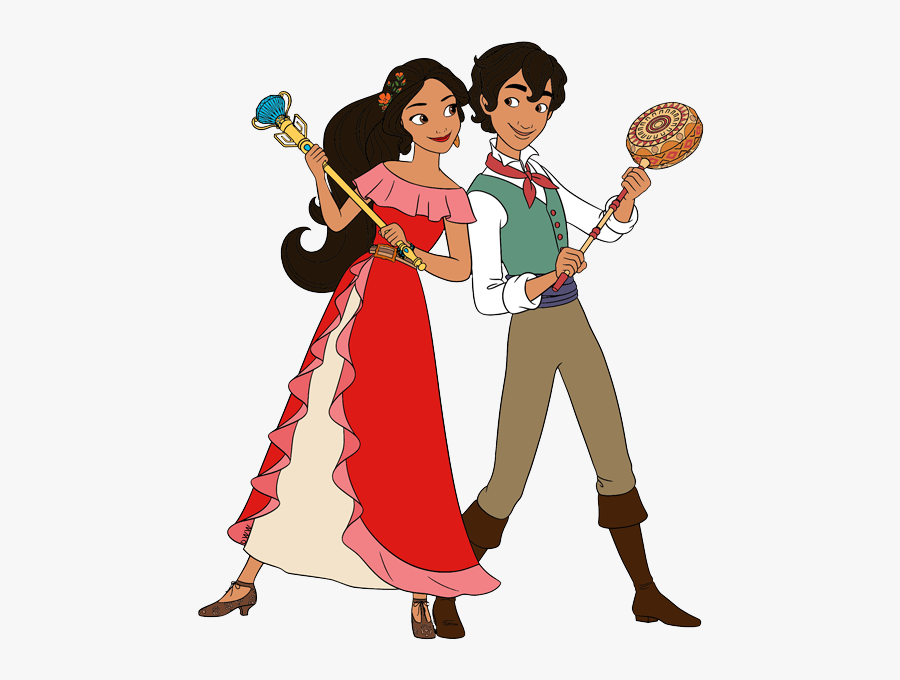 Elena Of Avalor Clip Art Images - Elena De Avalor Y Mateo, Transparent Clipart