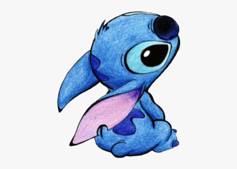 Stitch Blue Stickers - Drawing Lilo And Stitch, Transparent Clipart