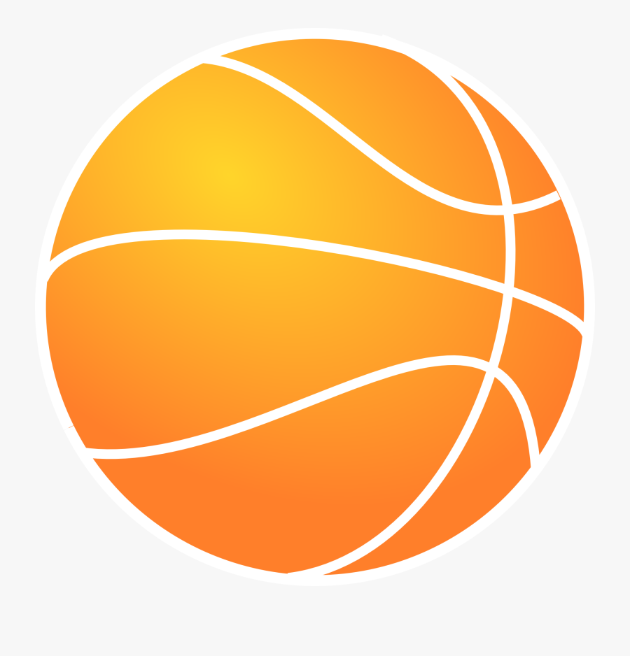 Clipart Free Download Outline Of Art Orange - Basketball Vector Free, Transparent Clipart