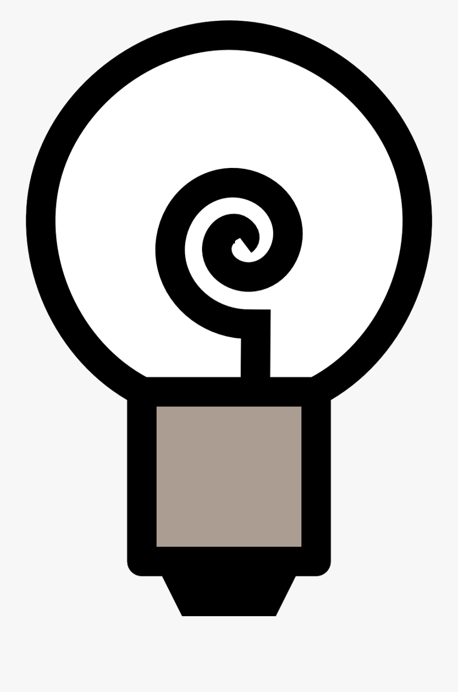 Light Bulb Clip Art - Incandescent Light Bulb, Transparent Clipart
