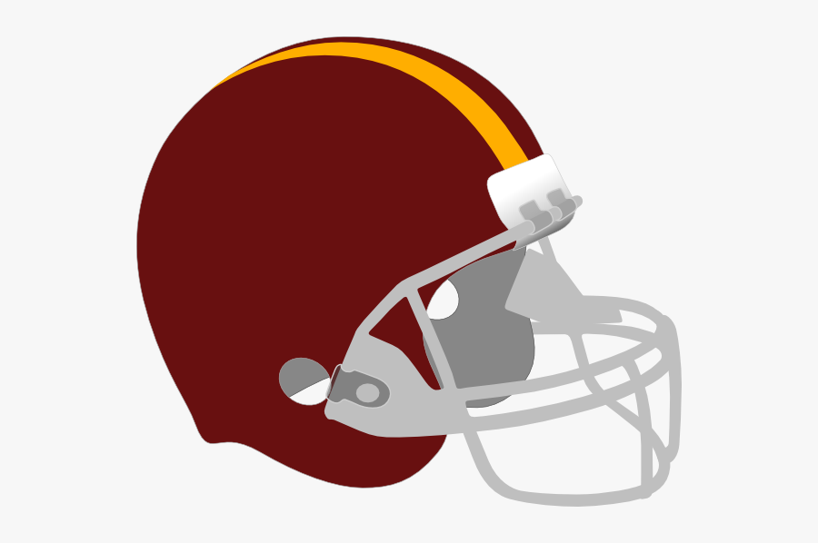 Maroon And Gold Clip Art At Clker - Maroon And Gold Football Helmet, Transparent Clipart