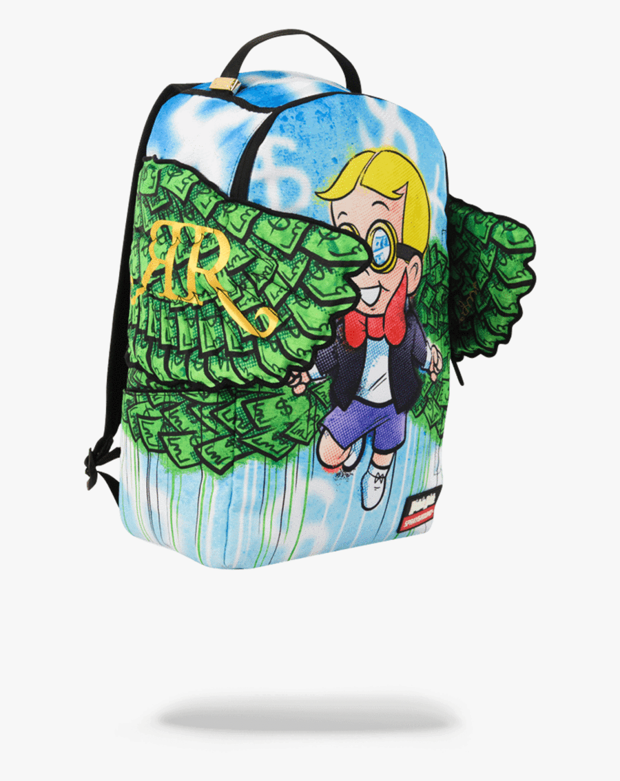 Backpack Clipart Transparent - Sprayground Backpacks With Wings, Transparent Clipart