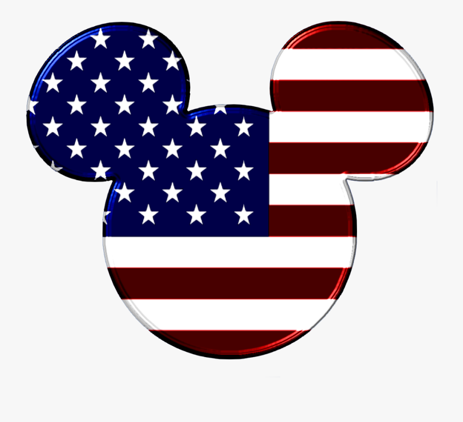 Firework Clipart American Flag - Happy 4th Of July Disney, Transparent Clipart