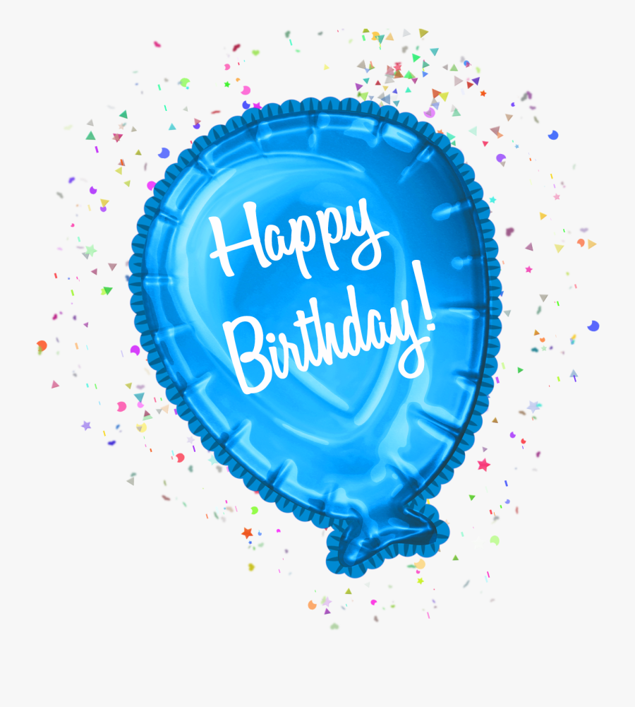 Transparent Background Happy Birthday Birthday Balloons, Transparent Clipart