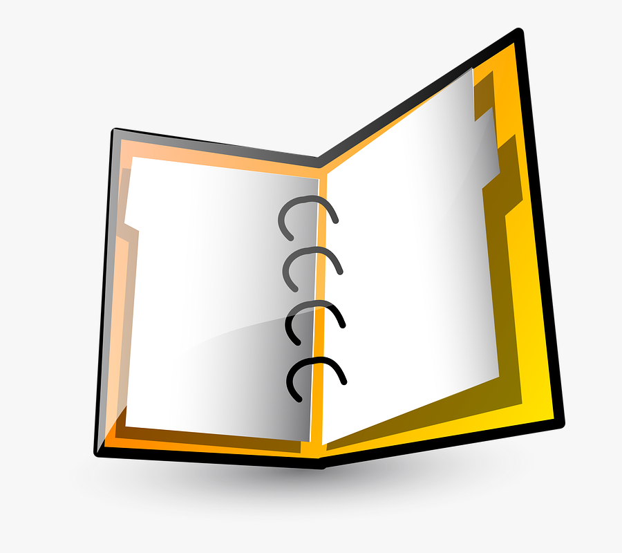 Binder Clipart Homework - Open Binder Clipart, Transparent Clipart