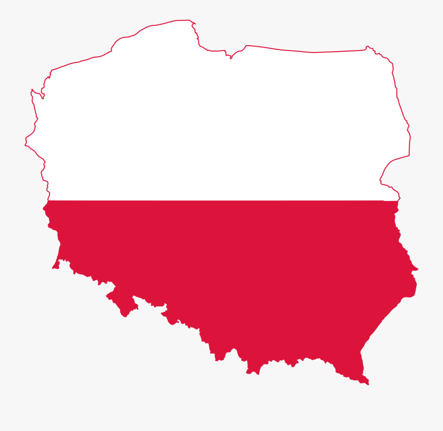 Poland Clipart American Flag - Poland Map And Flag, Transparent Clipart