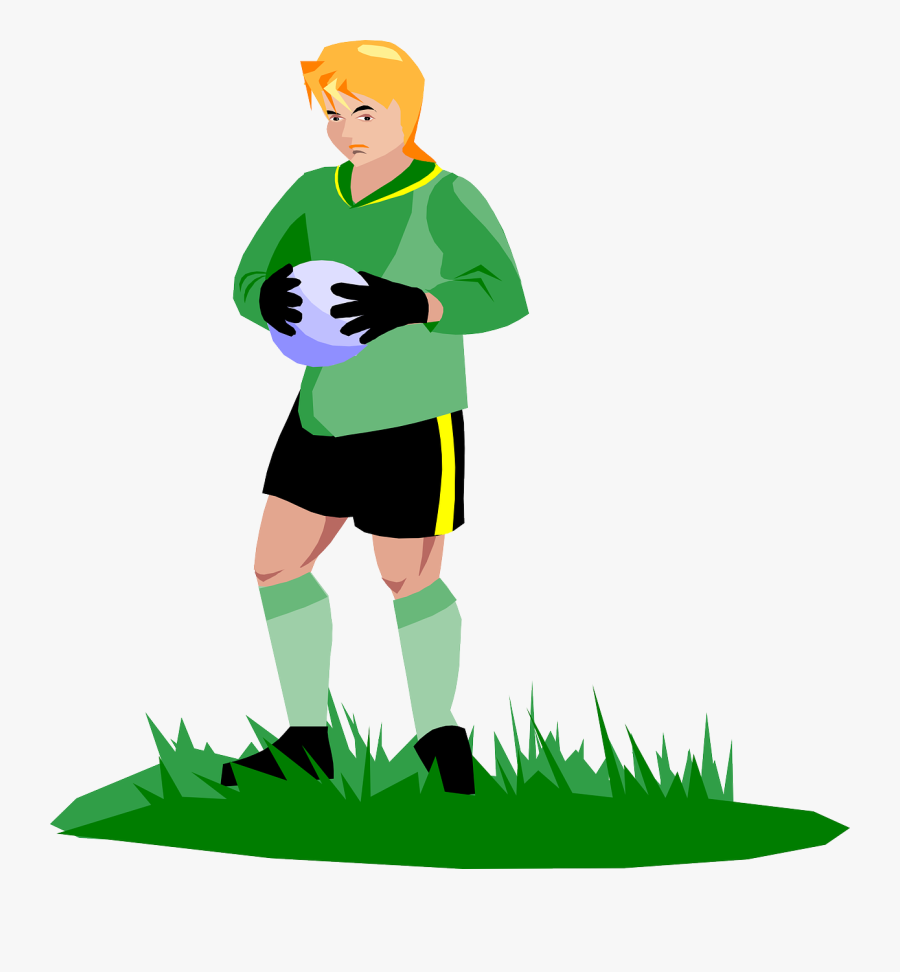 Soccer Goalie Clip Art At Clker - Soccer Clipart Goalie, Transparent Clipart