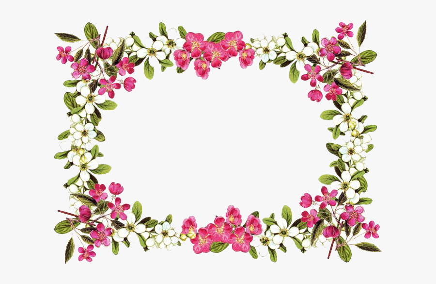 Flowers Borders Clipart High Resolution - Flowers Border Clipart, Transparent Clipart