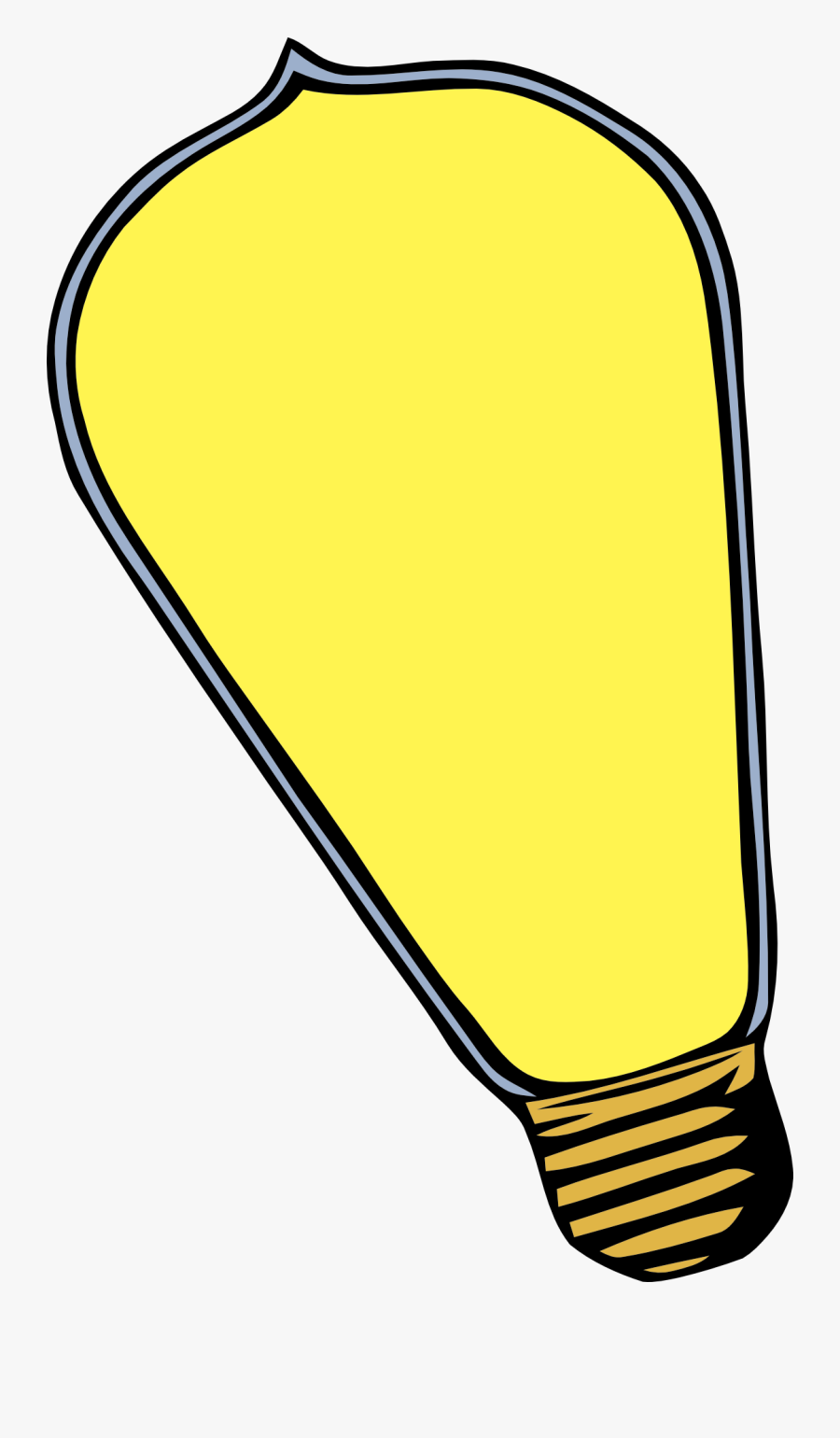 Image Of Clip Art Bulb 6 Light Bulb Icon Clipart Free - Transparent Light Bulb Clipart, Transparent Clipart