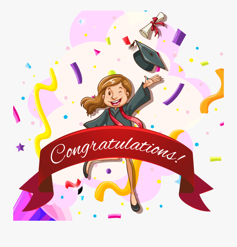 Svg Royalty Free Stock Euclidean Vector Graduation - Congratulations On Graduation Ceremony, Transparent Clipart