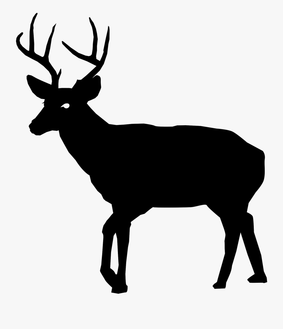 Deer Clipart , Png Download - Deer Silhouette, Transparent Clipart