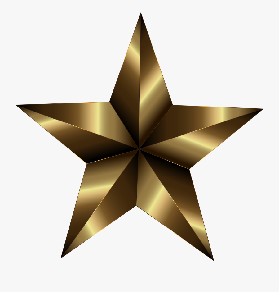 Gold Star Clipart Png, Transparent Clipart