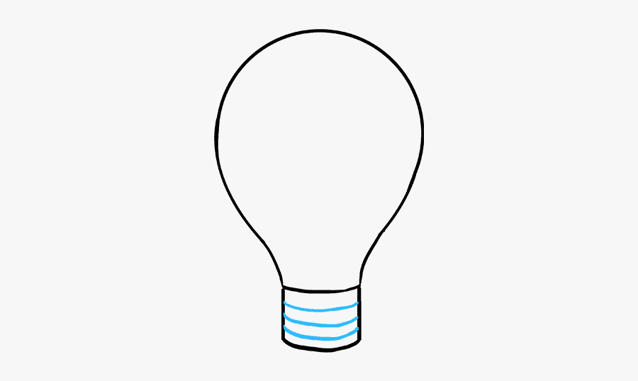 How To Draw A Light Bulb - Yin Yang, Transparent Clipart