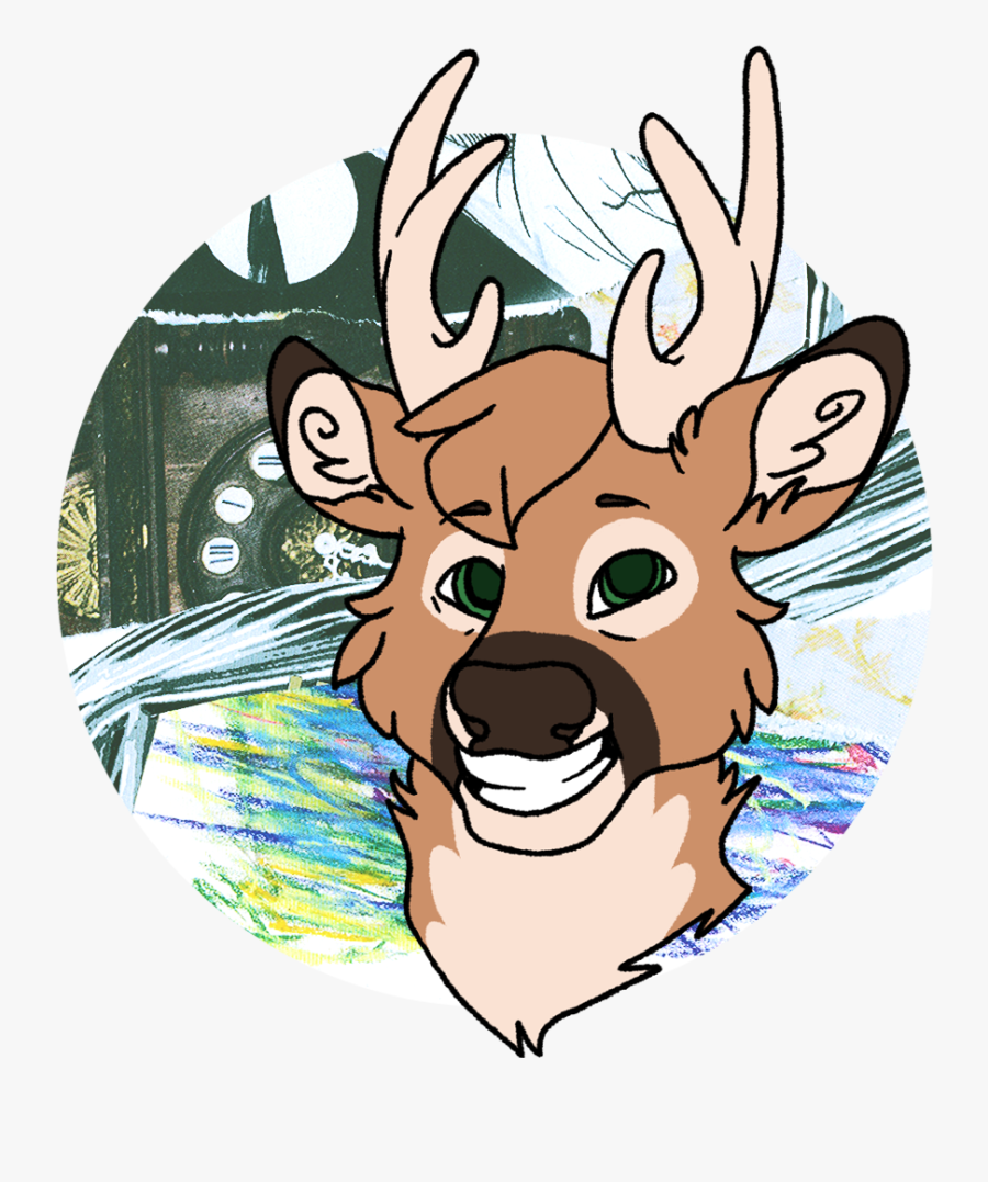 Chaos The Deer - Cartoon, Transparent Clipart