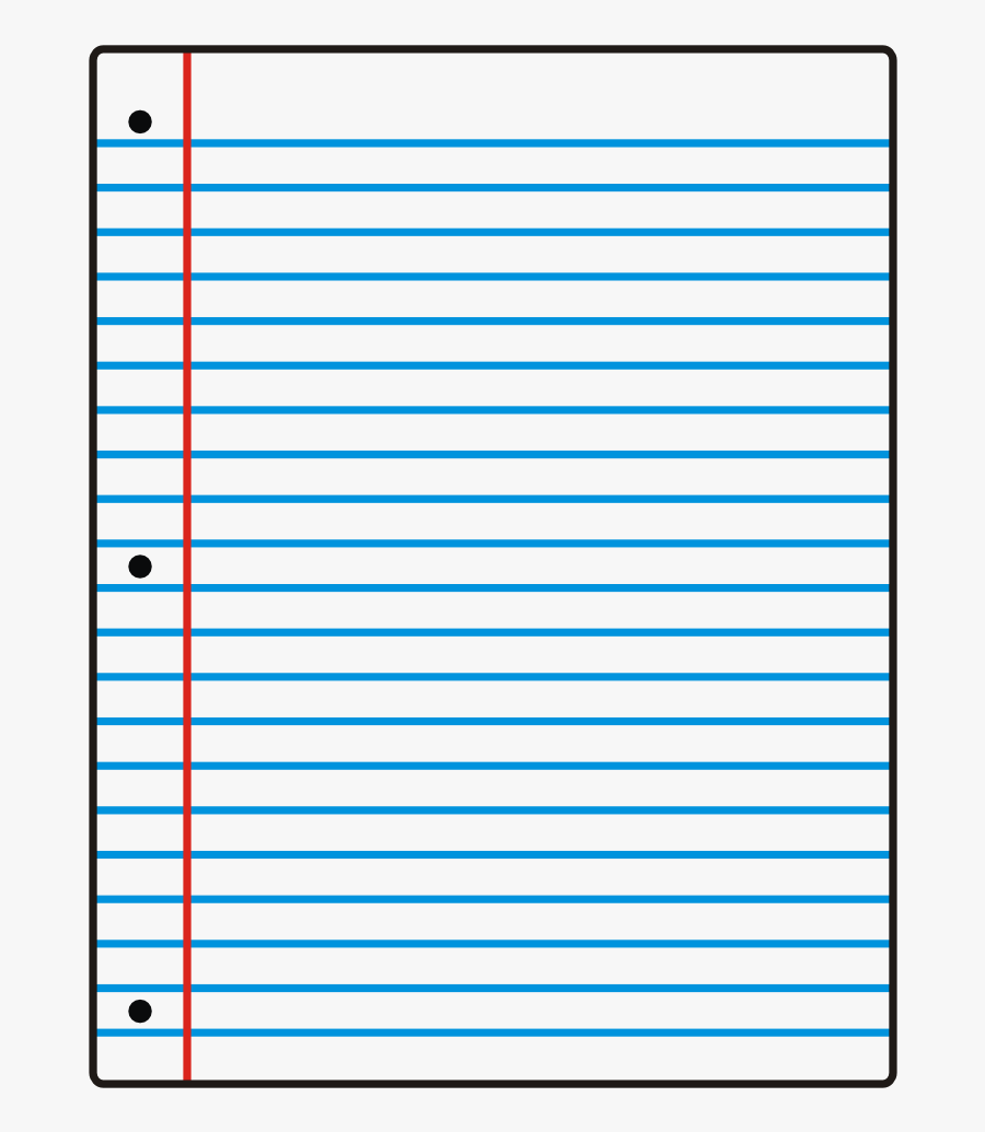 Notebook Paper Clipart, Transparent Clipart