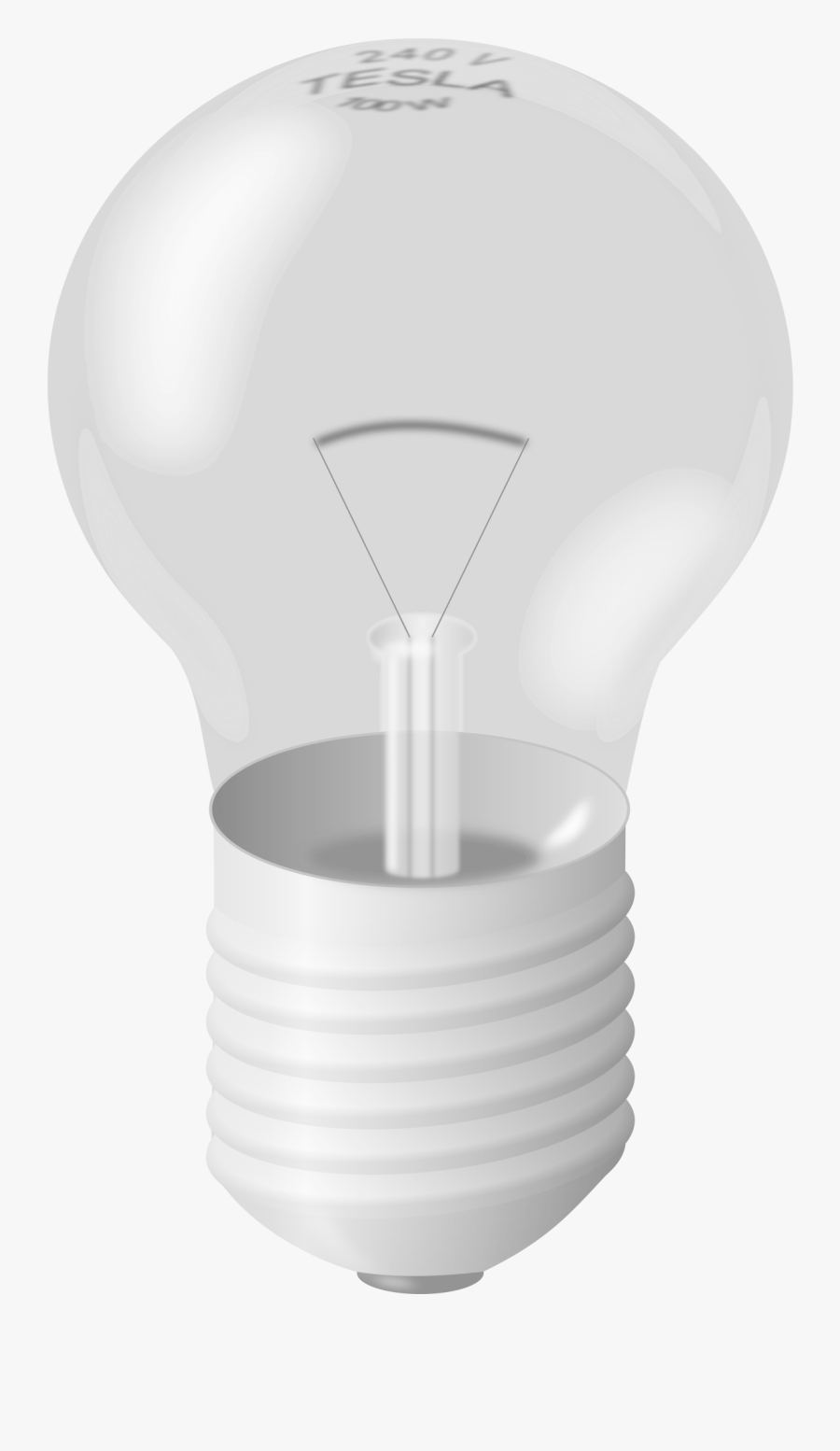 Transparent Light Bulb Transparent Png - Light Bulb Png Incandescent Transparent, Transparent Clipart
