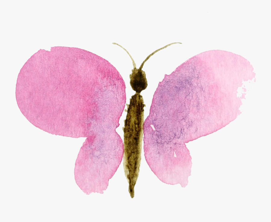Free May Desktop Calendar And Watercolor Clipart - Butterfly Watercolor No Background, Transparent Clipart