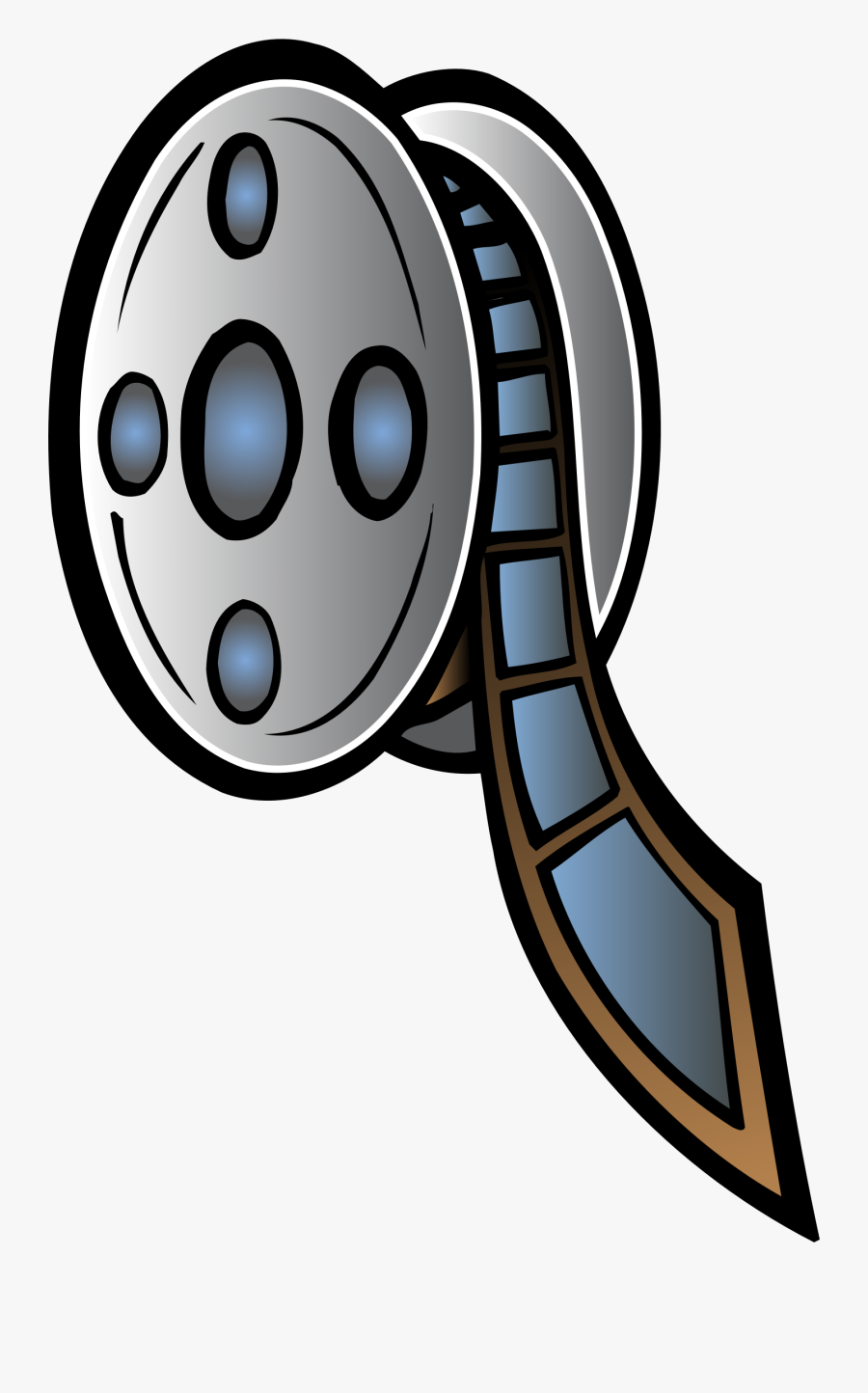 Free Movie Clipart Clipartix - Clipart Film Reel, Transparent Clipart