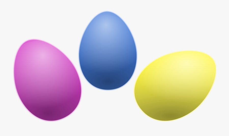 Colored Eggs Easter - Clipart Transparent Easter Egg, Transparent Clipart