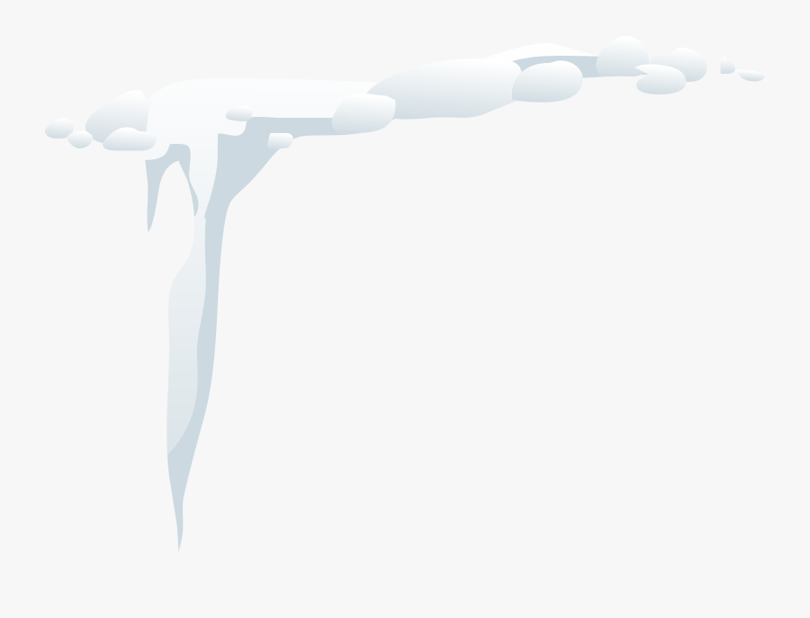 Snow Clipart Cliff - Snow On Roof Clipart, Transparent Clipart