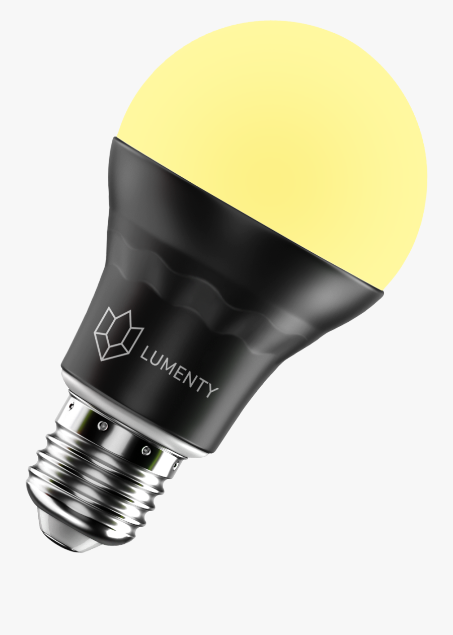 Transparent Light Bulb Clipart - Incandescent Light Bulb, Transparent Clipart