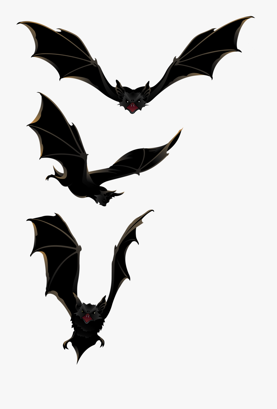 Free Bat Clipart - Bats Clip Art Png, Transparent Clipart