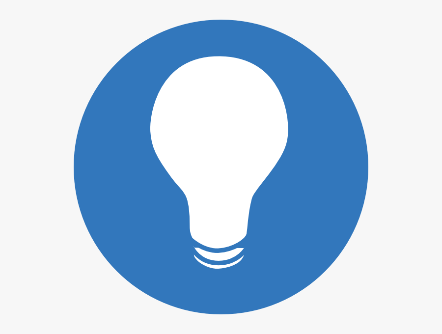 Blue Light Bulb Png, Transparent Clipart