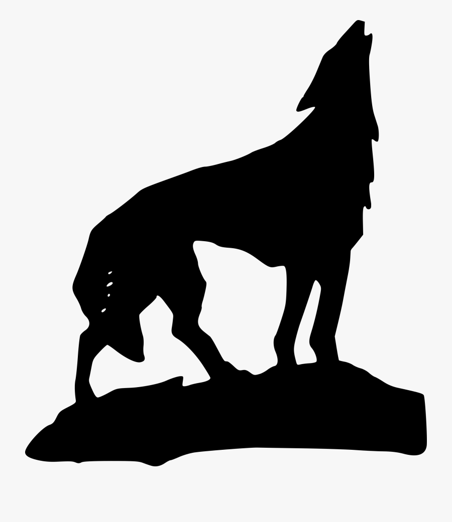 Gray Wolf Cliparts 12, - Wolf Clip Art, Transparent Clipart