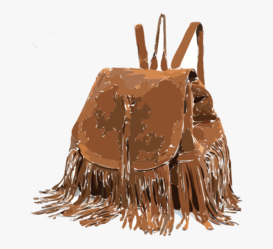Brown,backpack,bag - Leather Boho Backpack, Transparent Clipart