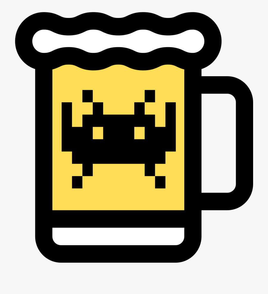 Space Invader Pixels Movie Clipart , Png Download - Gaming Space Invaders Icon, Transparent Clipart