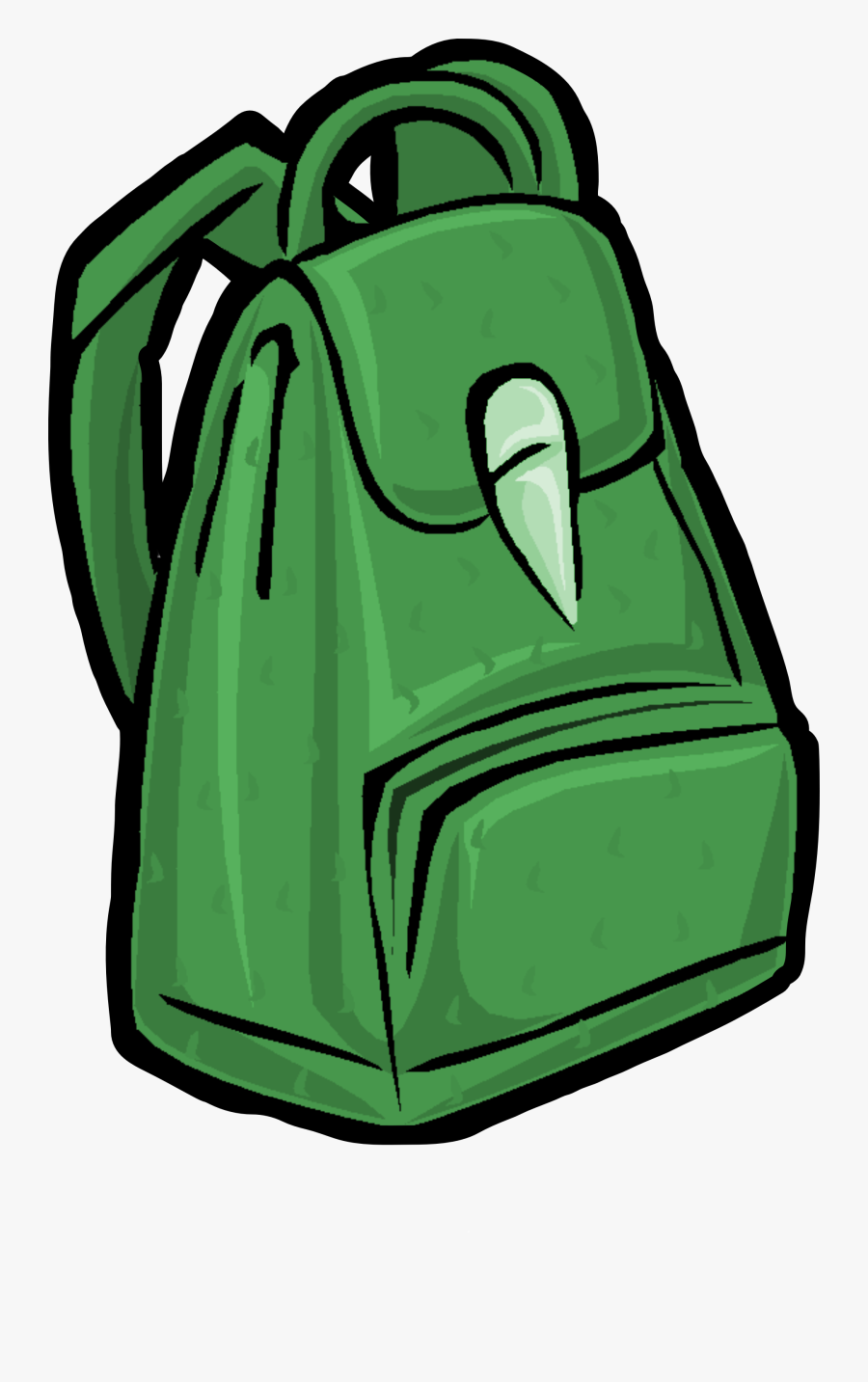 Transparent Hike Png - Green Bag Clipart, Transparent Clipart