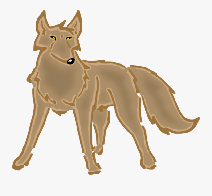 Cartoon Wolf Clipart Image - Wolf Clipart Transparent Png, Transparent Clipart