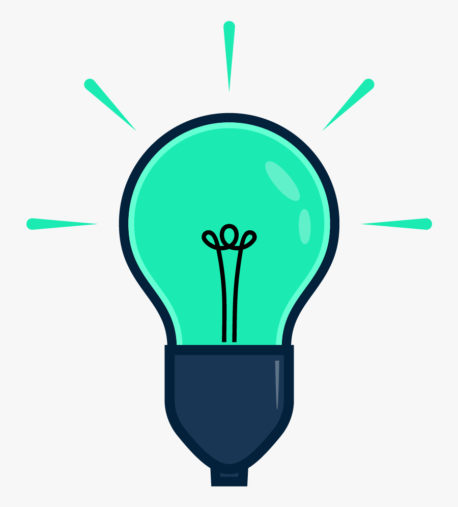 Lightbulb Clipart Research Paper-, Transparent Clipart