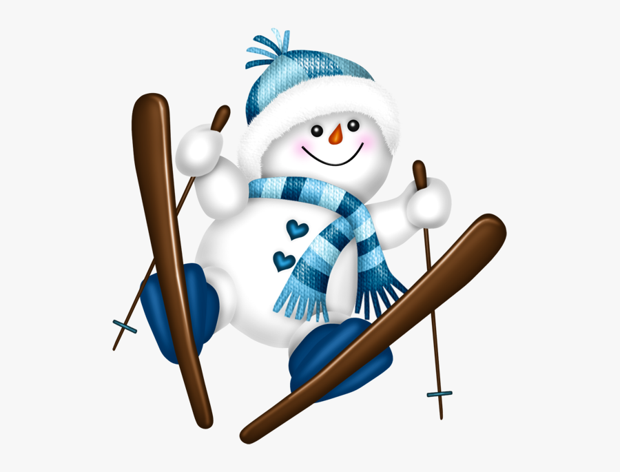 Pin Szerz Je Szab - Cute Blue Snowman Clipart, Transparent Clipart