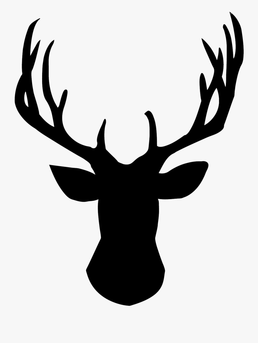 28 Collection Of Deer Clipart Transparent Background - Deer Head Silhouette Free, Transparent Clipart