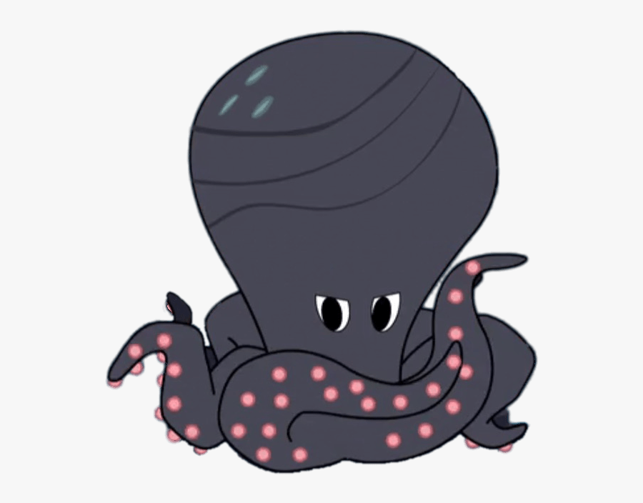Fishtronaut Character Ollie The Octopus - Cartoon, Transparent Clipart