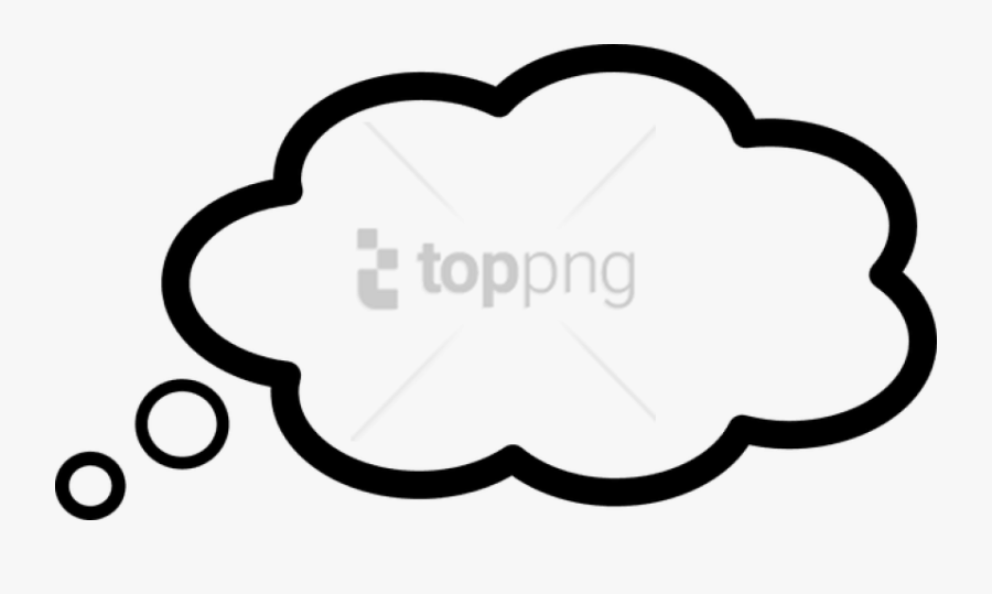 Free Png Thinking Cloud Png Png Image With Transparent - Think Clipart, Transparent Clipart