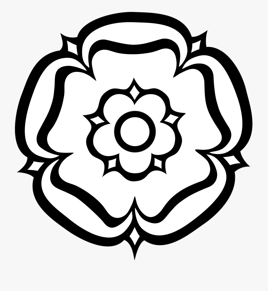 York Flower - South Yorkshire Flag, Transparent Clipart