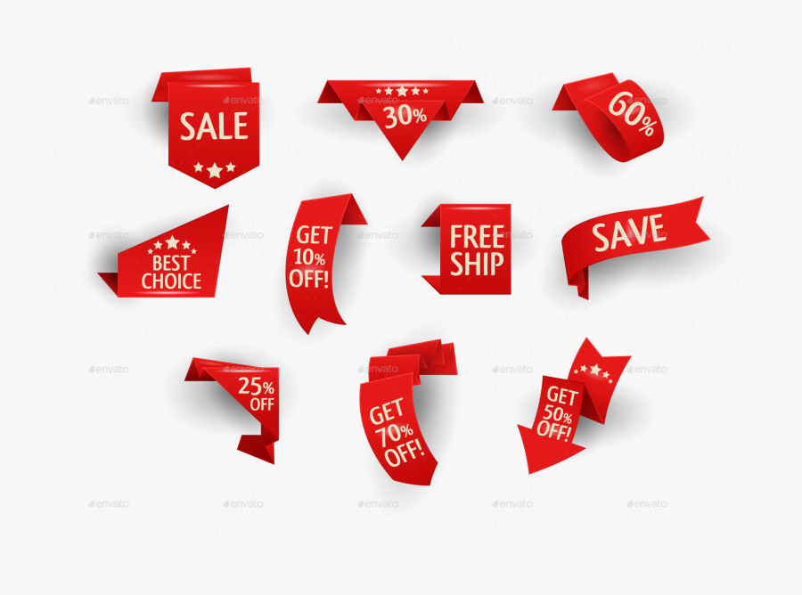 Memorial Day Clipart Ribbon - Sale Ribbon Png, Transparent Clipart