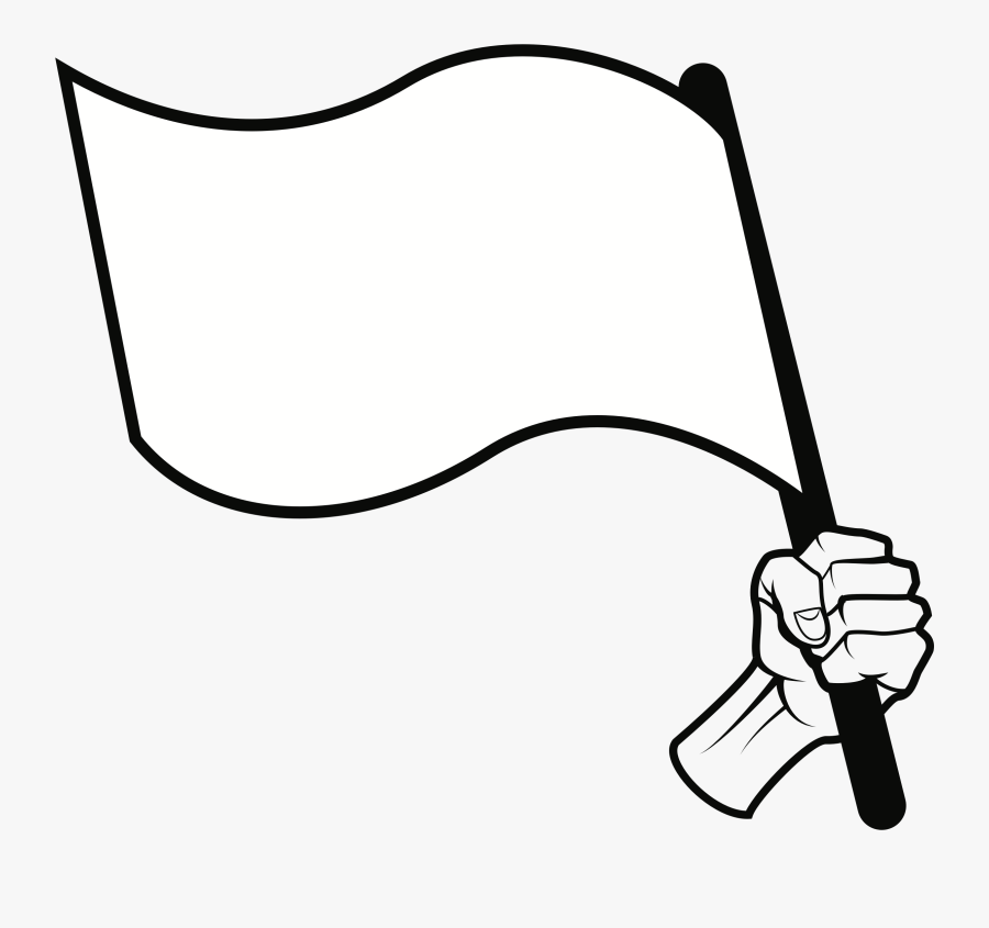 Transparent White Flag Png - White Flag Clipart, Transparent Clipart