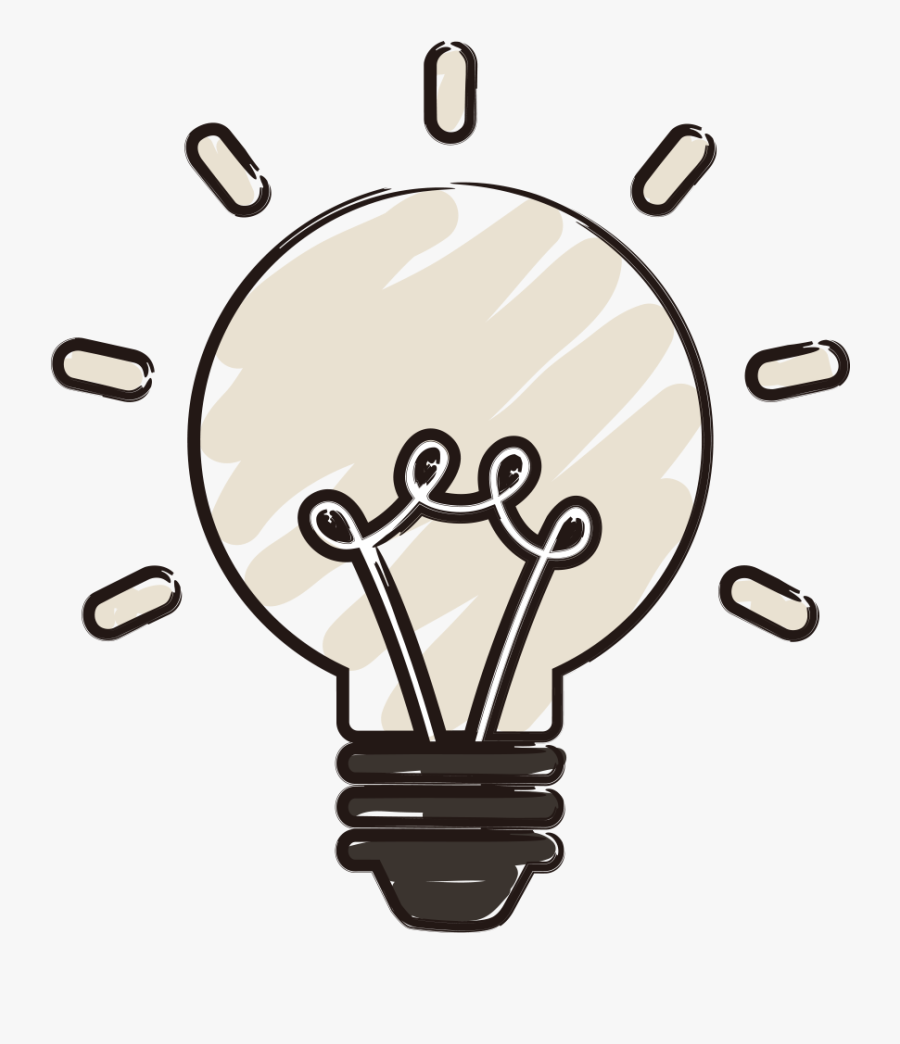 Photography Illustration Light Bulb - Think Bulb, Transparent Clipart