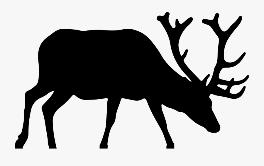 Animal Antlers Deer Elk Silhouette - Elk Clipart, Transparent Clipart