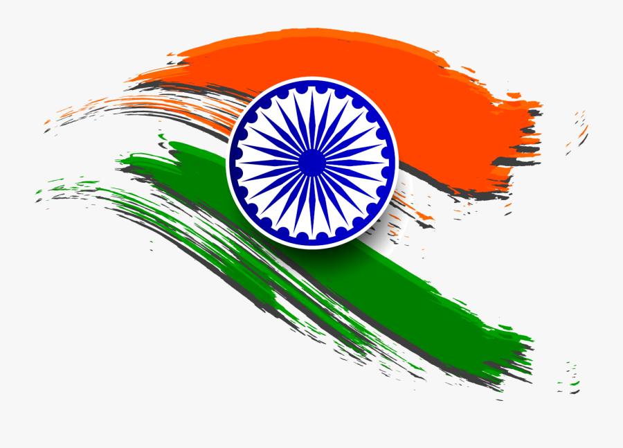 Flag Of India Republic Day Clip Art - Transparent Indian Flag Png, Transparent Clipart