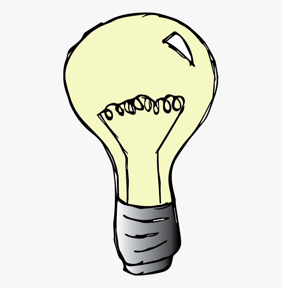 Transparent Light Bulb Clipart - Melonheadz Lightbulb Clipart, Transparent Clipart