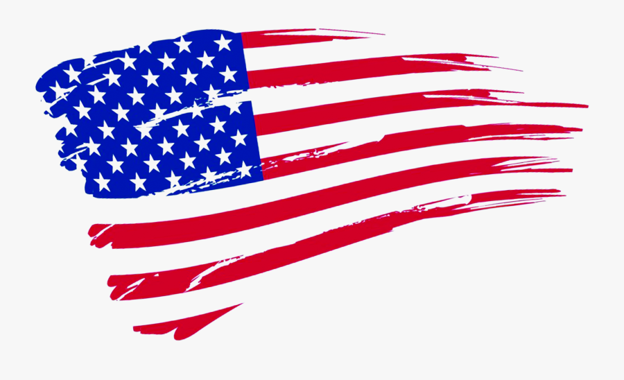 Transparent United State Flag Clipart - American Flag Clip Art, Transparent Clipart