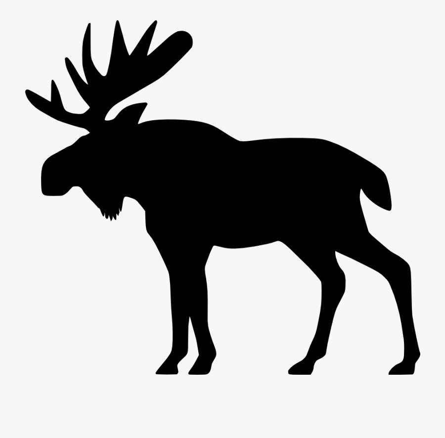 Moose Clipart Silhouette, Transparent Clipart