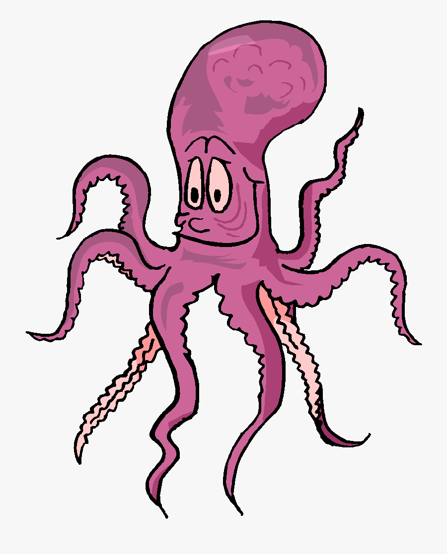 Picture Of Octopus For Kids - Things Begin With Letter O, Transparent Clipart