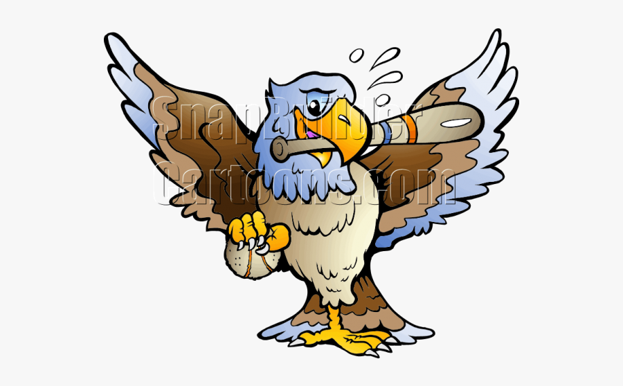 Clip Art Eagle - Baseball Bird Transparent, Transparent Clipart